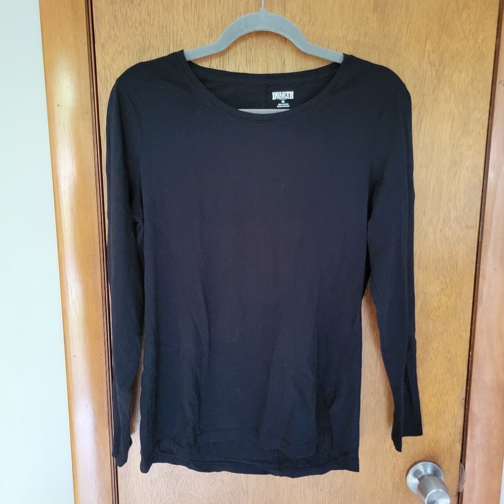 Women's Duluth Trading Co. Black Long Sleeve Tee